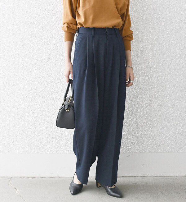 SHIPS any「SHIPS any: 〈洗濯機可能〉アイビー タック パンツ 2」|その他|