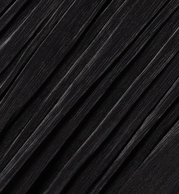 quaranciel「quaranciel:〈手洗い可能〉シアー シャイン サテン ギャザー ブラウス」|シャツ・ブラウス|