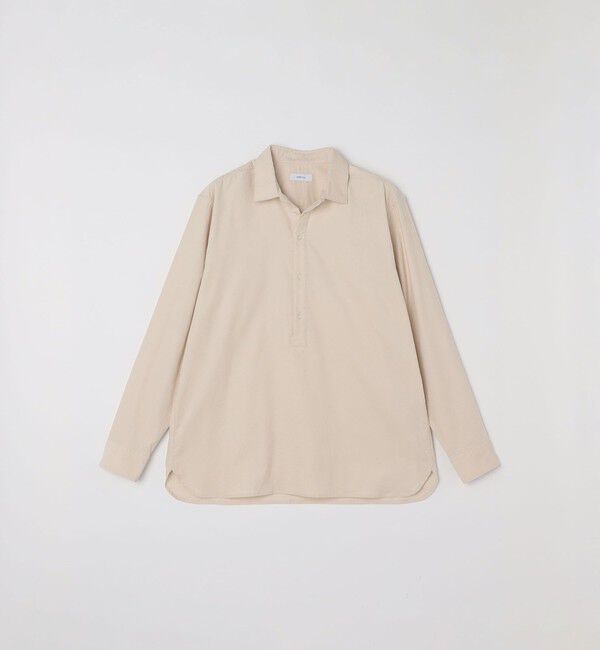 SHIPS any「SHIPS any: カラー コットン コーデュロイ スキッパー プルオーバー シャツ◇」|シャツ・ブラウス|