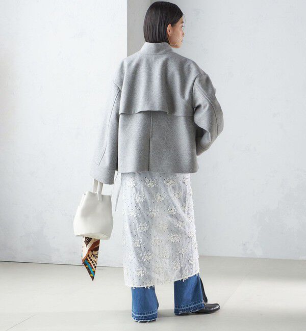 SHIPS for women「【SHIPS別注】crinkle crinkle crinkle:エンブロイダリー ラップ スカート」|スカート|