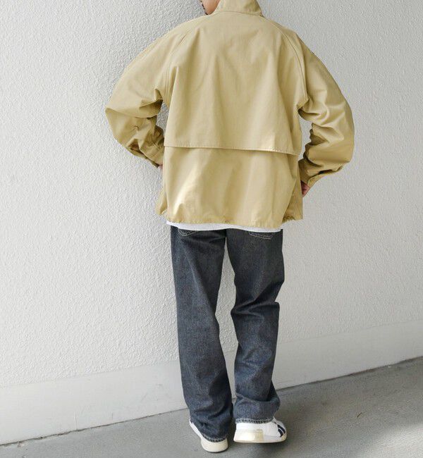 SHIPS any「【WEB限定】SHIPS any: オーバーサイズ コットン ギャバジン スピンドル トラック ブルゾン 24FW◇」|ブルゾン・スタジャン|