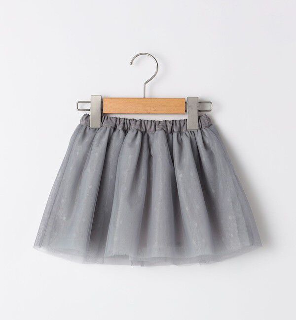 SHIPS KIDS「SHIPS KIDS:90cm / チュール スカート」|フレア|ブルー系