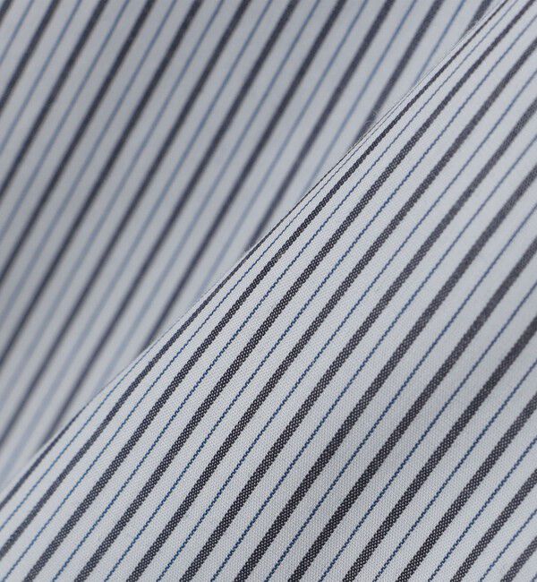 SHIPS「SHIPS: イージーアイロン マルチストライプ ワイドカラー シャツ」|シャツ・ブラウス|