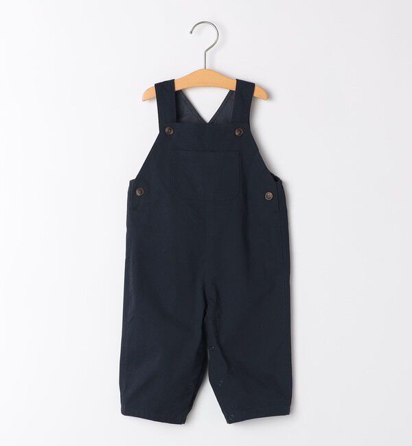 SHIPS KIDS「SHIPS KIDS:80～90cm / ベビー オーバーオール」|オールインワン|ネイビー