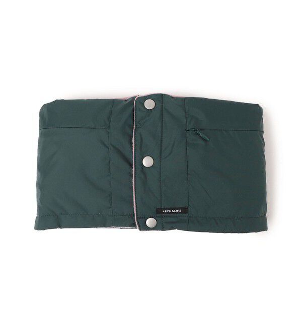 SHIPS KIDS「ARCH&LINE:リサイクル ナイロン スヌーディ」|スヌード|グリーン