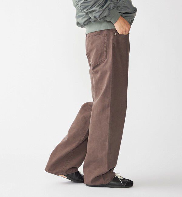 SHIPS「City Ambient Products: 12オンス ストレート バギー デニム パンツ」|デニム|