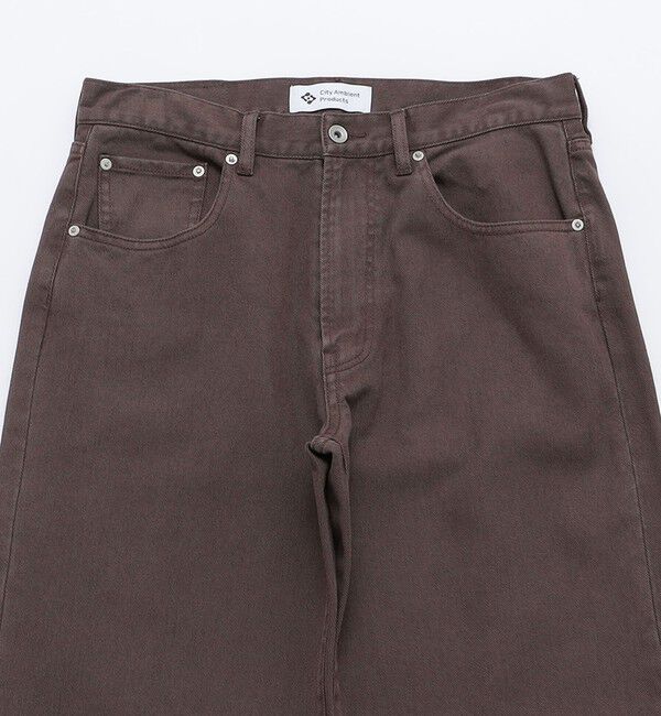 SHIPS「City Ambient Products: 12オンス ストレート バギー デニム パンツ」|デニム|