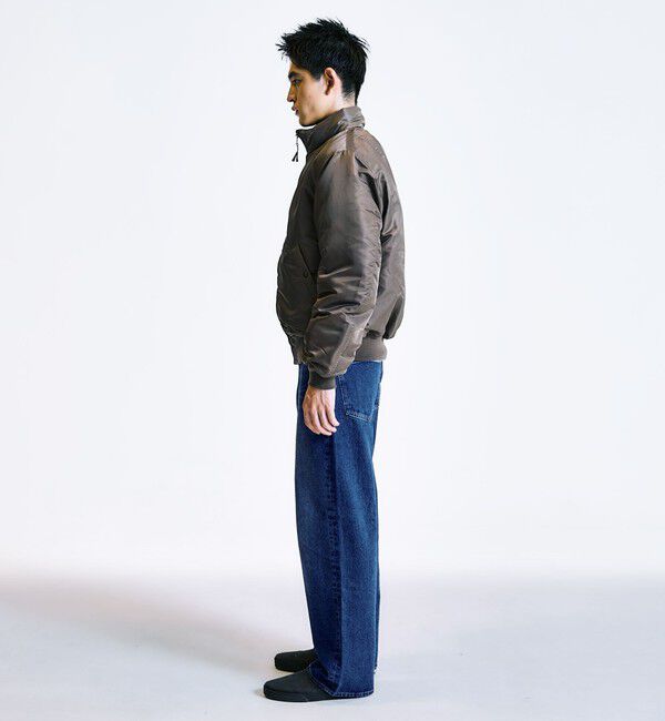 SHIPS「City Ambient Products: 12オンス ストレート バギー デニム パンツ」|デニム|