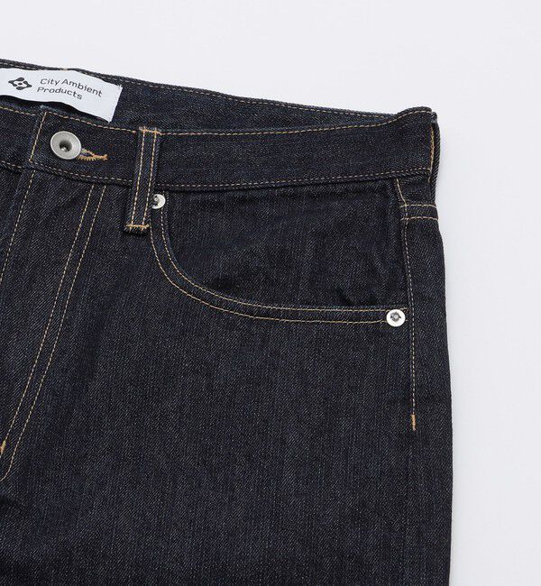SHIPS「City Ambient Products: 12オンス ストレート バギー デニム パンツ」|デニム|