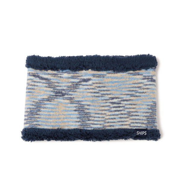 SHIPS KIDS「SHIPS KIDS:リバーシブル ネックウォーマー」|スヌード|ネイビー