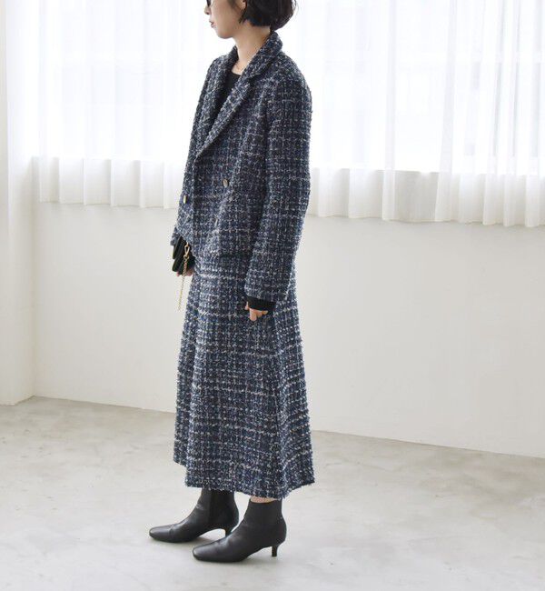 quaranciel「quaranciel: ツイード クロップド パンツ（セットアップ対応）」|その他|