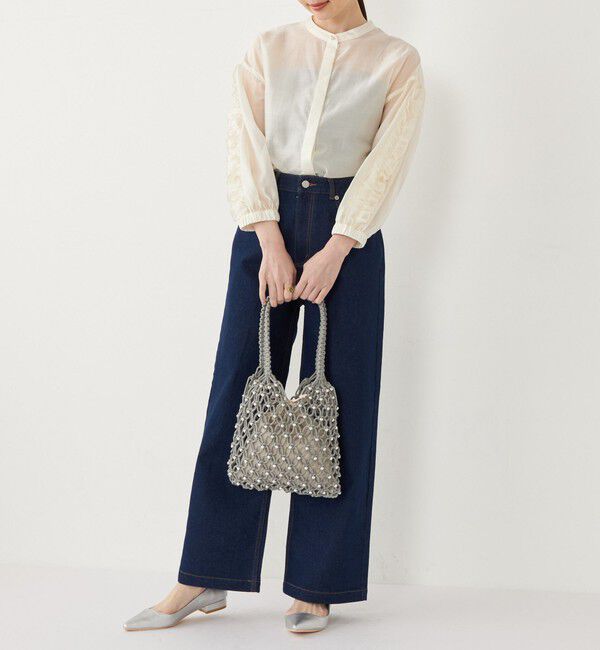 SHIPS Colors 「SHIPS Colors:メタルビーズ コード トート◇」|トートバッグ|