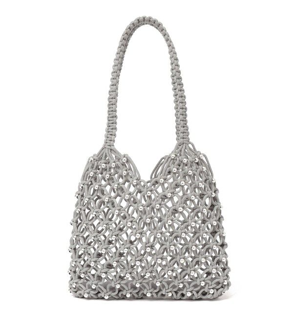 SHIPS Colors 「SHIPS Colors:メタルビーズ コード トート◇」|トートバッグ|