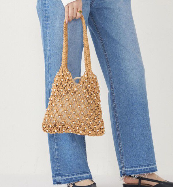 SHIPS Colors 「SHIPS Colors:メタルビーズ コード トート◇」|トートバッグ|