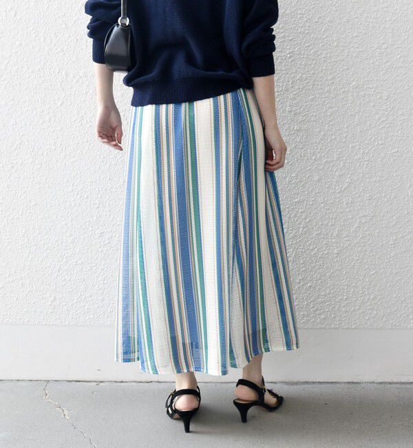 SHIPS any「SHIPS any:〈手洗い可能〉メッシュ サーキュラー スカート」|スカート|