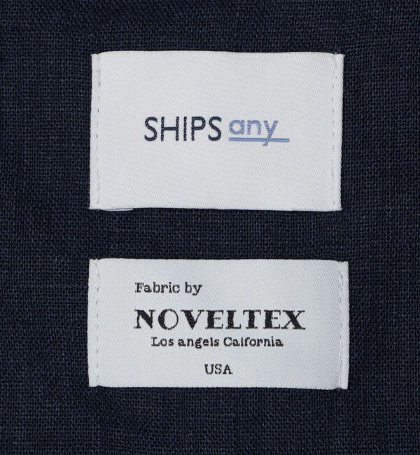 SHIPS any「SHIPS any:〈洗濯機可能〉NOVELTEX リネン ジップ ベスト(セットアップ対応)◇」|ベスト・ジレ|