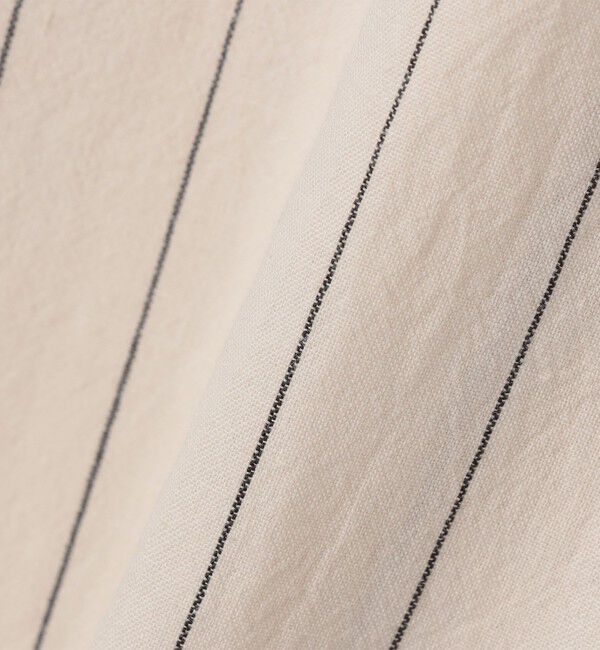 SHIPS any「SHIPS any:〈洗濯機可能〉コットン/リネン ストライプ ７分袖 レギュラー シャツ◇」|シャツ・ブラウス|