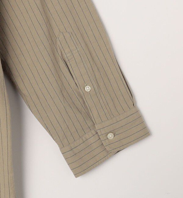 SHIPS any「SHIPS any:〈洗濯機可能〉コットン/リネン ストライプ ７分袖 レギュラー シャツ◇」|シャツ・ブラウス|