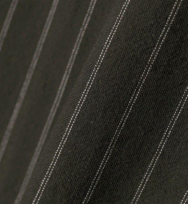 SHIPS any「SHIPS any:〈洗濯機可能〉コットン/リネン ストライプ ７分袖 レギュラー シャツ◇」|シャツ・ブラウス|