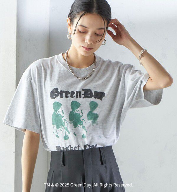 SHIPS for women「GOOD ROCK SPEED:MUSIC TEE」|Tシャツ・カットソー|ライトグレー