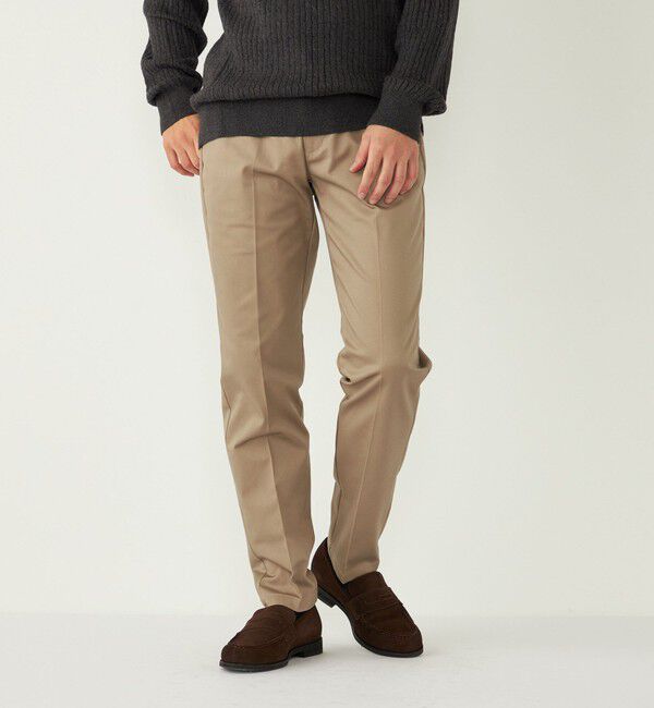 SHIPS Colors 「SHIPS Colors:〈洗濯機可能〉ハイストレッチ イージー チノ 2◇」|チノ|ベージュ