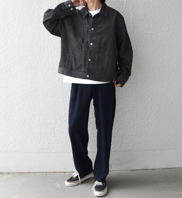 SHIPS any「SHIPS any: ライト メッシュ デニム リラックス ジャケット(セットアップ対応)◆」|ブルゾン・スタジャン|