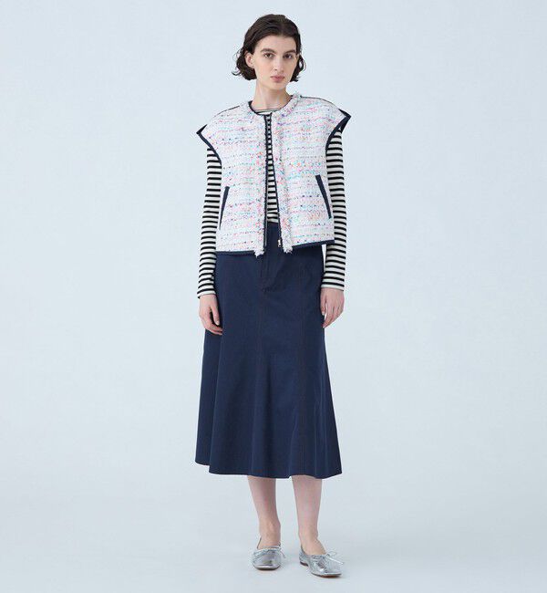 TOMORROWLAND collection「ソワデニム パネルフレアスカート」|フレア|