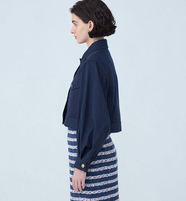 TOMORROWLAND collection「ソワデニム パフジャケット」|デニムジャケット|