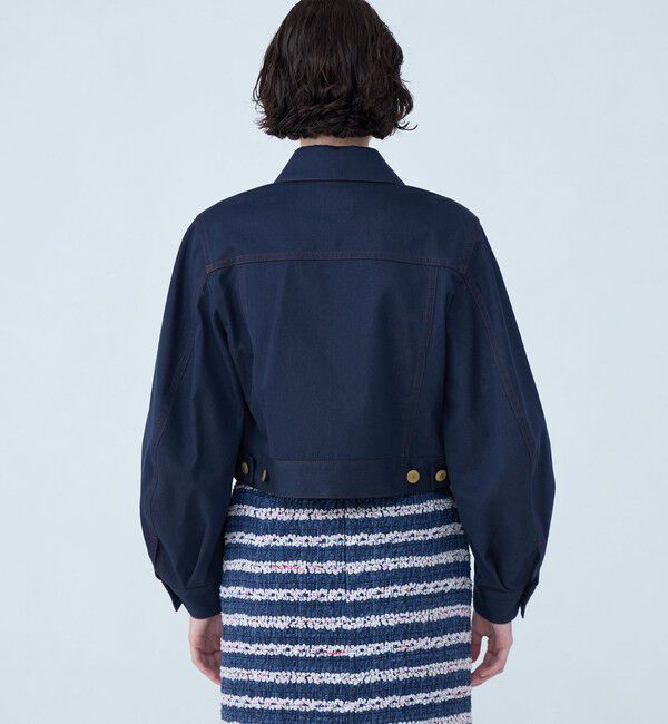 TOMORROWLAND collection「ソワデニム パフジャケット」|デニムジャケット|