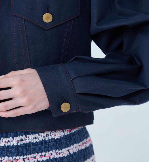 TOMORROWLAND collection「ソワデニム パフジャケット」|デニムジャケット|