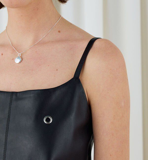 DES PRES「ラムレザーアイレット キャミドレス」|その他|