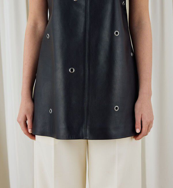 DES PRES「ラムレザーアイレット キャミドレス」|その他|