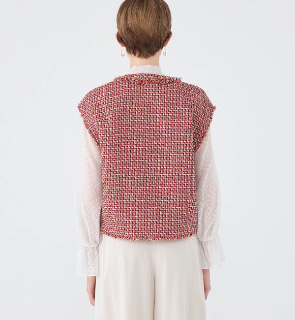 Ballsey「Acerola Vネックショートジレ」|ベスト・ジレ|