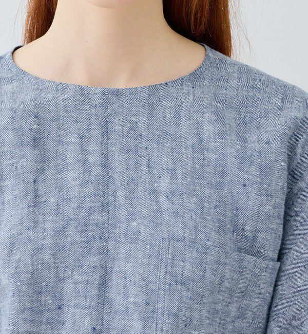 GALERIE VIE「ブラッシュドリネン プルオーバーシャツ」|シャツ・ブラウス|