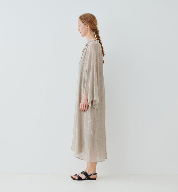 GALERIE VIE「リノカラミ ギャザーワンピース」|ワンピース|