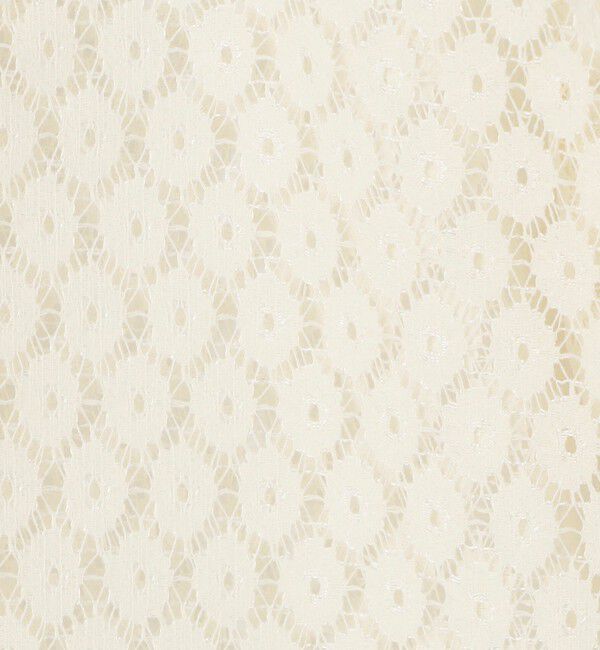 MACPHEE「フロッキーレース ハーフスリーブブラウス」|シャツ・ブラウス|