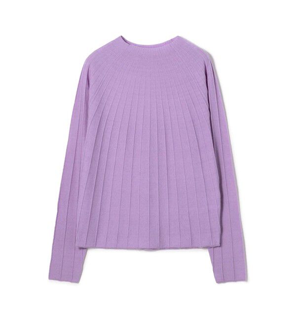 Ballsey「ストレッチカシミヤ ソフトビルドネックプルオーバー」|ニット・セーター|73 ライトパープル