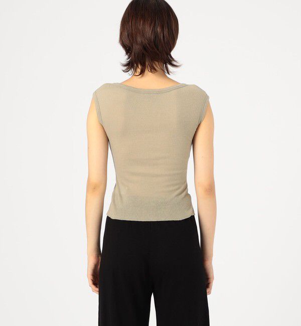 JAMES PERSE「コットンカシミヤブレンド ボートネックトップス WVA3206」|Tシャツ・カットソー|