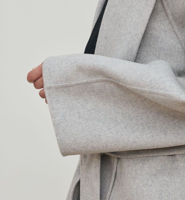 DES PRES「ダブルフェイスメルトンビーバー フーディーミディコート」|その他|