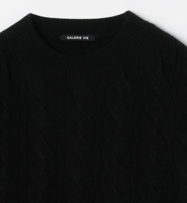 GALERIE VIE「モンゴルカシミヤ クルーネックプルオーバー」|ニット・セーター|