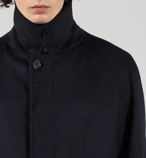 TOMORROWLAND MENS「SUPER160&rsquo;Sウール バルカラーコート」|ステンカラーコート|