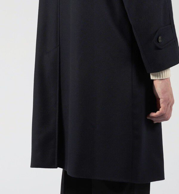 TOMORROWLAND MENS「SUPER160&rsquo;Sウール バルカラーコート」|ステンカラーコート|