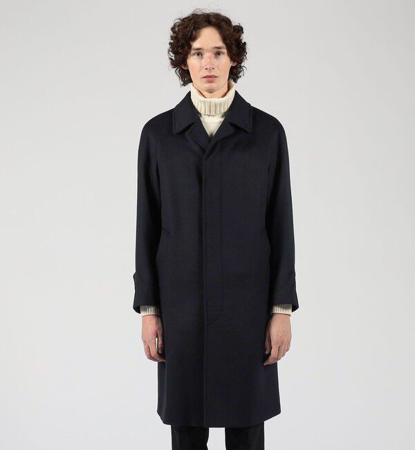 TOMORROWLAND MENS「SUPER160&rsquo;Sウール バルカラーコート」|ステンカラーコート|