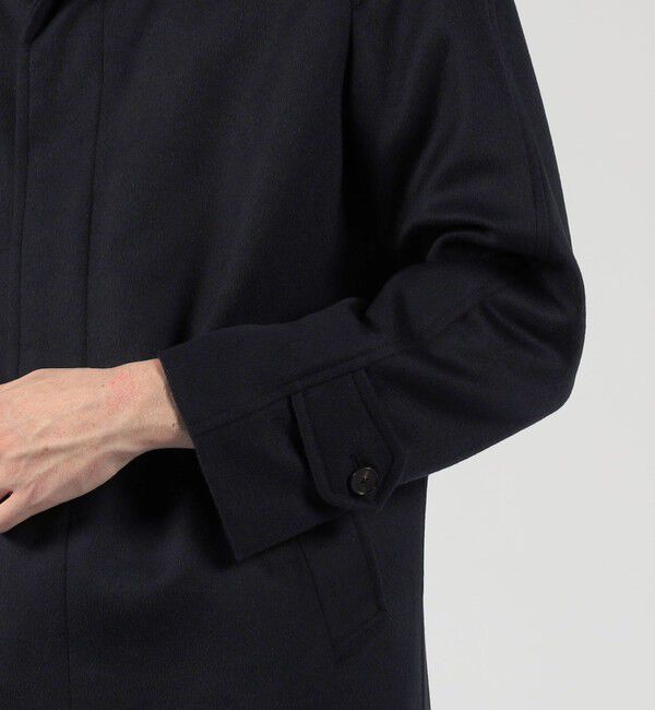 TOMORROWLAND MENS「SUPER160&rsquo;Sウール バルカラーコート」|ステンカラーコート|