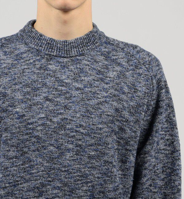 TOMORROWLAND MENS「TOMORROWLAND tricot コットンナイロンメランジニット クルーネックプルオーバー」|ニット・セーター|