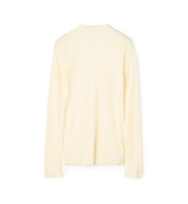 TOMORROWLAND GOODS「HAKUJI シアーリブ ボトルネックプルオーバー」|Tシャツ・カットソー|11 ホワイト