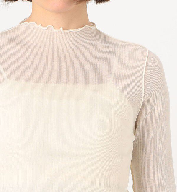 TOMORROWLAND GOODS「HAKUJI シアーリブ ボトルネックプルオーバー」|Tシャツ・カットソー|