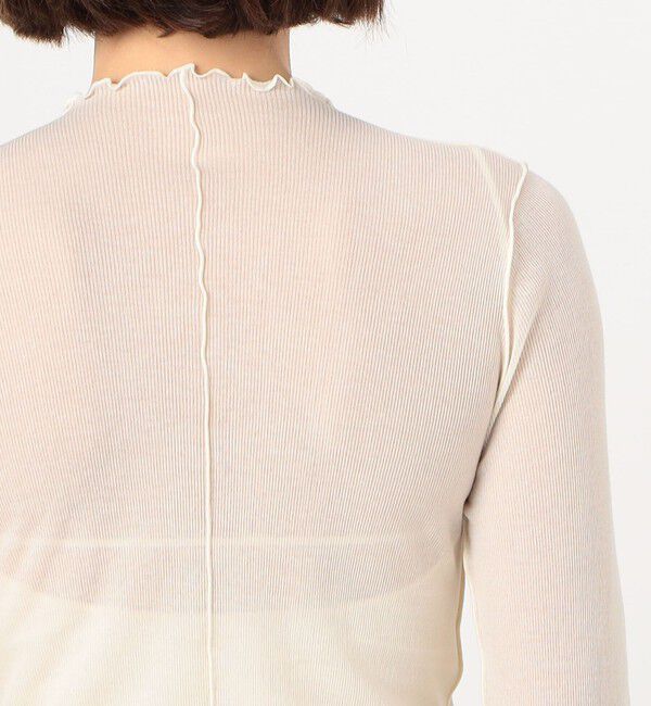 TOMORROWLAND GOODS「HAKUJI シアーリブ ボトルネックプルオーバー」|Tシャツ・カットソー|