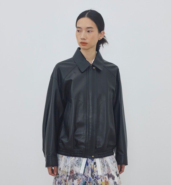 DES PRES「ラムレザー バイカーブルゾン」|ブルゾン・スタジャン|