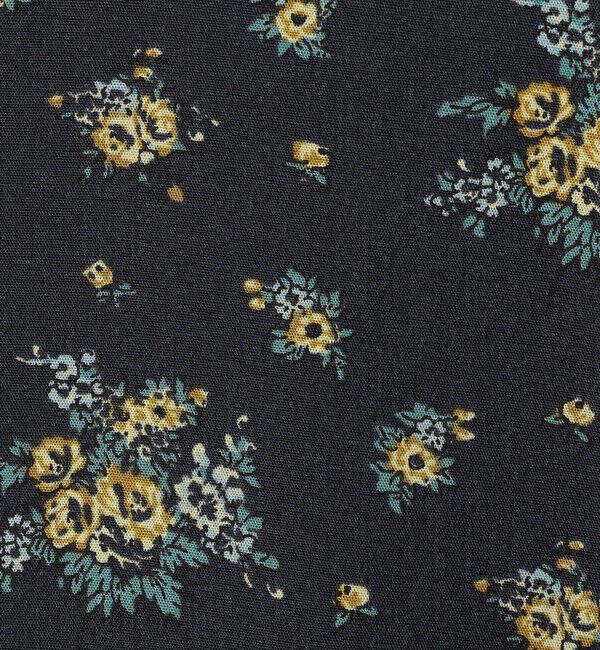 SOULEIADO「レーヨンプリント フロントノットブラウス」|シャツ・ブラウス|